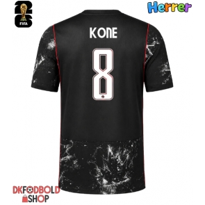 Canada Ismael Kone #8 Udebanetrøje VM 2026 Kort ærmer Canada Ismael Kone #8 Udebanetrøje VM 2026 Kort ærmer